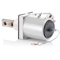 Product Image of Rhino-Hide Double Hole Fem 45 Deg Receptacle Double Hole Bus Bar, 313MCM-777MCM Cable (White)