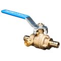 Product Image of 1/2" PEX Crimp Straight Full Port Brass Ball Valve w/ Drain (Lead Free)