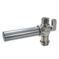 Product Image of 1/2" Female Press x 3/8" OD Comp Straight Stop Valve w/ Water Hammer Arrester, Lead Free (Chrome Plated)
