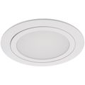 Product Image of 6" Round Aperture Adjustable Slim Downlight, 5 CCT Selectable - Matte White (15W)