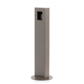 Product Image of 1-Gang 24" Stainless Steel Power Pedestal, Surface Mount, NEMA 3R, Bronze, Stainless Steel