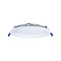 Product Image of 6" Round Baffle Slim Downlight, 5 CCT Selectable - Matte White (15W)