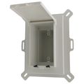 Product Image of 1-Gang Weatherproof Low Profile Recessed Electrical Box (White)