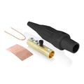 Product Image of 16 Series Plug, Female, 190A Max, 600V Double Set Screw Termination, #6-#2 Cable Range (Black)