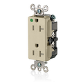 Product Image of Decora Plus Duplex Receptacle Extra Heavy-Duty Hospital Tamper Proof 20A 125V NEMA 5-20R (Ivory)