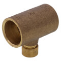 Product Image of 1/2" Cast Brass Straight Drain Coupling with Cap (Lead Free)