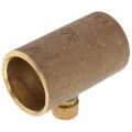 Product Image of 3/4" Cast Brass Straight Drain Coupling with Cap (Lead Free)