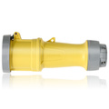 Product Image of 60A, 125V 2P, 3W, LEV Series IEC 60309-1 & 60309-2 Pin & Sleeve Connector, IP66/IP67/IP68/IP69K, Watertight (Yellow)