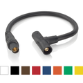 Product Image of 16 Series Cam-Type Taper Nose "Soft" Paralleling Tee, Female plug to Male/Male Tee, 24" Cable Length, 4/0, 400A Max (White)