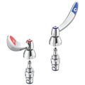 Product Image of 2 Hooded Blade Handles - 4" - TI (Chrome), 060949A