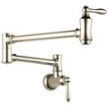 Product Image of Traditional Wall Mount Pot Filler (Polished Nickel), 1177LF-PN