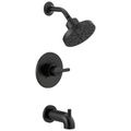 Product Image of Nicoli Monitor 14 Series H2Okinetic Tub and Shower (Matte Black), 144749-BL