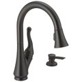 Product Image of Talbott Single Handle Pulldown Kitchen Faucet w/ Soap Dispenser (Venetian Bronze)