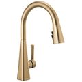 Product Image of Lenta Single-Handle Pulldown Kitchen Faucet (Champagne Bronze)