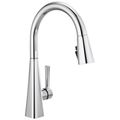 Product Image of Lenta Single-Handle Pulldown Kitchen Faucet (Chrome), 19802Z-DST