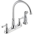 Product Image of Cassidy 2 Handle Kitchen Faucet w/ Spray (Chrome)