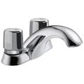 Product Image of Commercial HDF 2 Handle Self-Closing Bathroom Faucet (Chrome), 2507LF-HDF