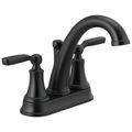 Product Image of 2532LF-BLTP Woodhurst 2 Handle Centerset Bathroom Faucet (Matte Black)