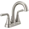 Product Image of Kayra 2 Handle Centerset Bathroom Faucet (Stainless), 2533LF-SSMPU