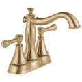 Product Image of Cassidy 2 Handle Centerset Bathroom Faucet, Metal Pop-Up (Champagne Bronze), 2597LF-CZMPU