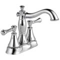 Product Image of Cassidy 2 Handle Centerset Bathroom Faucet, Metal Pop-Up (Chrome), 2597LF-MPU