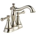 Product Image of Cassidy 2 Handle Centerset Bathroom Faucet, Metal Pop-Up (Polished Nickel), 2597LF-PNMPU