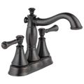 Product Image of Cassidy 2 Handle Centerset Bathroom Faucet, Metal Pop-Up (Venetian Bronze), 2597LF-RBMPU