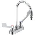 Product Image of Commercial 27C4 / 27C5 / 27C6 2 Handle 4" Deck Mount Faucet (Chrome), 27C4955
