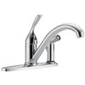 Product Image of Single Handle Kitchen Faucet w/ Integral Spray (Chrome)