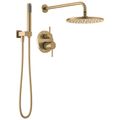 Product Image of Monitor 14 Series Shower w/ Round Raincan, Hand Shower & Rough Valve (Champagne Bronze), 342702-CZ