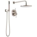 Product Image of Monitor 14 Series Shower w/ Round Raincan, Hand Shower & Rough Valve, Spotshield (Brushed Nickel), 342702-SP