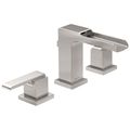 Product Image of Ara 2 Handle Widespread Channel Bathroom Faucet (Stainless), 3568LF-SSMPU