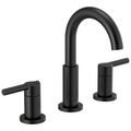 Product Image of 35749LF-BL Nicoli 2 Handle Widespread Bathroom Faucet (Matte Black)