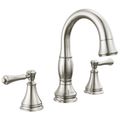 Product Image of Cassidy Two Handle Widespread Pull Down Bathroom Faucet, 1.2 GPM (Stainless), 3597-SSPD-DST