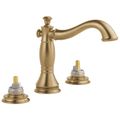 Product Image of Cassidy 2 Handle Widespread Bathroom Faucet, Less Handles (Champagne Bronze), 3597LF-CZMPU-LHP