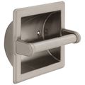 Product Image of Brass Recessed Paper Holder w/ Brass Roller (Satin Nickel), 45072-SN