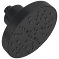 Product Image of H2OKinetic 5-Setting Contemporary Raincan Shower Head (Matte Black), 52668-BL