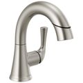 Product Image of Kayra Single Handle Pulldown Bathroom Faucet (Stainless), 533LF-SSPDMPU