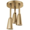 Product Image of H2OKinetic Pendant Raincan Shower Head w/ LED Light (Champagne Bronze), 57140-CZ25-L