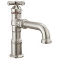 Product Image of Broderick Single Handle Bathroom Faucet, 1.2 GPM (Lumicoat Stainless), 587-SS-PR-DST