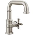 Product Image of Broderick Single Handle Bathroom Faucet, 1.2 GPM (Lumicoat Stainless), 587SH-SS-PR-DST