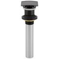 Product Image of Square Push Pop-Up Less Overflow (Matte Black), 72174-BL