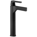 Product Image of Zura Single Handle Vessel Bathroom Faucet (Matte Black), 774-BL-DST
