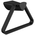 Product Image of Zura Triangular Towel Holder (Matte Black), 77446-BL