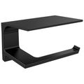 Product Image of Pivotal Toilet Paper Holder w/ Shelf (Matte Black)