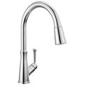 Product Image of Westville Single Handle Pull-Down Kitchen Faucet, 9110-DST (Chrome)