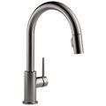 Product Image of Trinsic Single Handle Pulldown Kitchen Faucet (Black Stainless), 9159-KS-DST