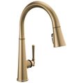 Product Image of Emmeline Single Handle Pull Down Kitchen Faucet (Lumicoat Champagne Bronze), 9182-CZ-PR-DST