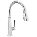 Product Image of Emmeline Single Handle Pull Down Kitchen Faucet (Lumicoat Chrome), 9182-PR-DST