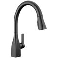 Product Image of Mateo Single Handle Pulldown Kitchen Faucet w/ ShieldSpray Technology (Matte Black)